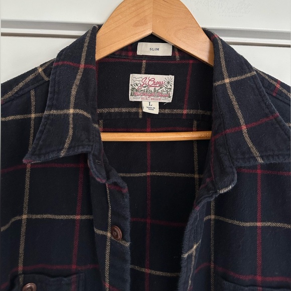 J. Crew Midweight Flannel Button Down - Picture 3 of 4
